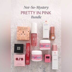 NOT-SO-MYSTERY “PRETTY IN PINK” BEAUTY BUNDLE (Makeup + Body + Glow)